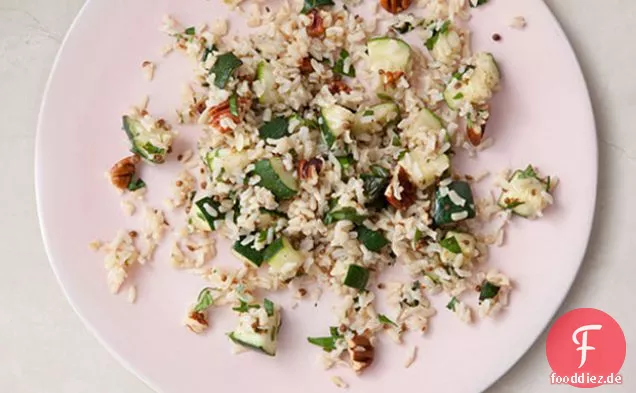 Warme Kräuter-Koriander-Reis-Salat