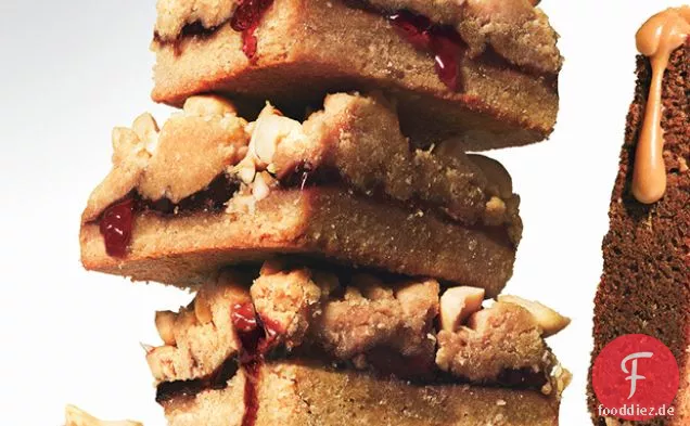 Erdnussbutter und Jelly Bars