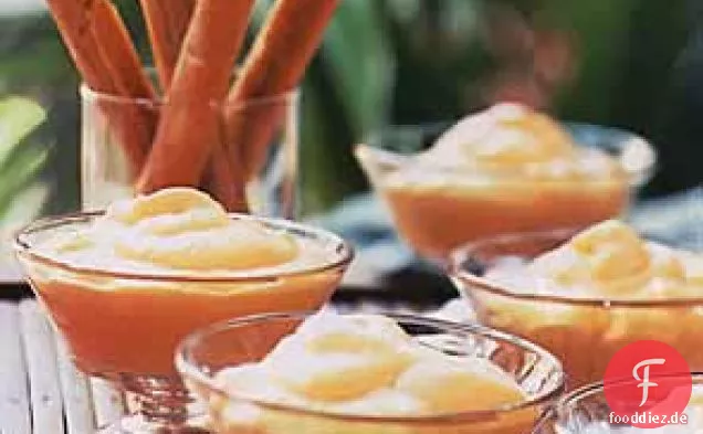 Mango Narren mit Schokolade-Anis Strohhalme