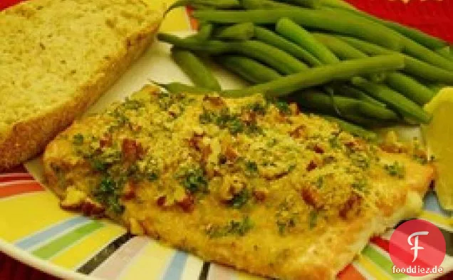 Gebackene Dijon-Lachs