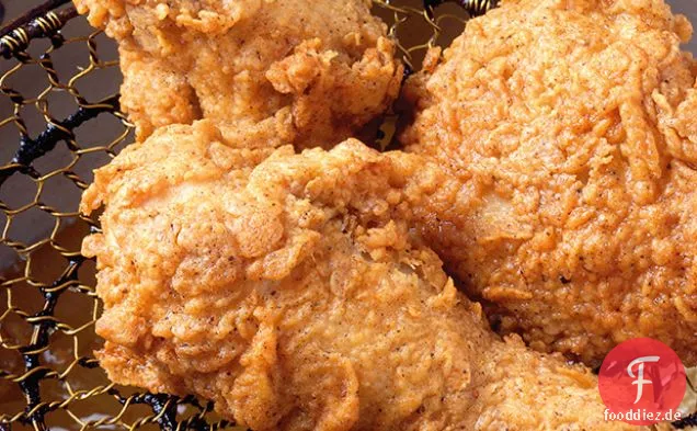 Rosmarin-Salz, Buttermilch gebratenes Huhn