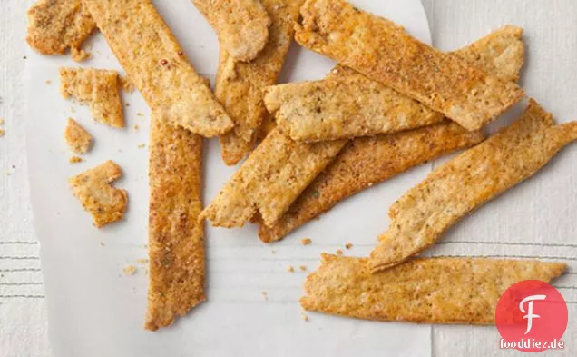 Grün-Pfeffer-Maismehl-Cracker