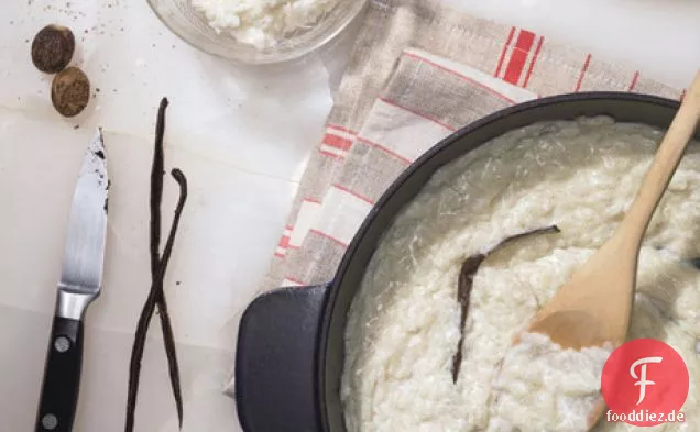 Vanilleschote Reispudding