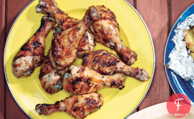 Gegrillte Zitrone-Oregano Chicken Drumsticks