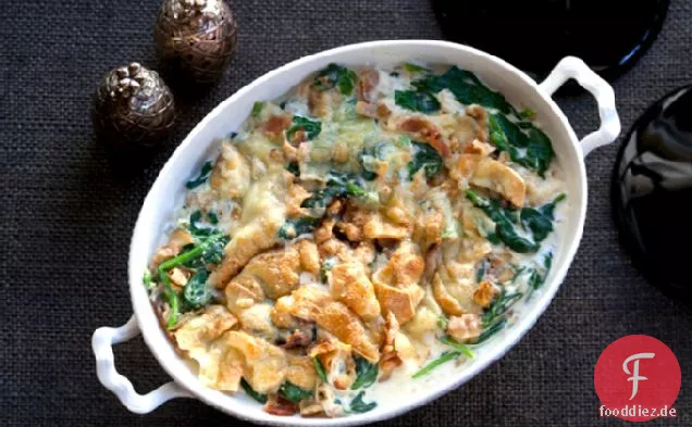 Cremiger Spinat mit Pancetta