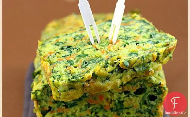 Süßkartoffel-Spinat-Kuchen