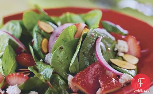 Erdbeer-Spinat-Salat