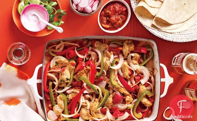 Huhn Fajitas