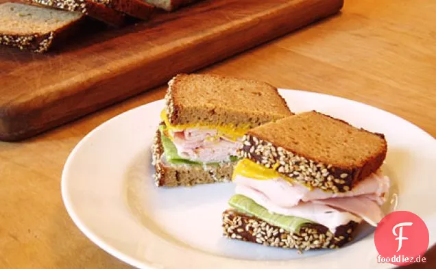 Glutenfreies Sesam-Sandwich-Brot