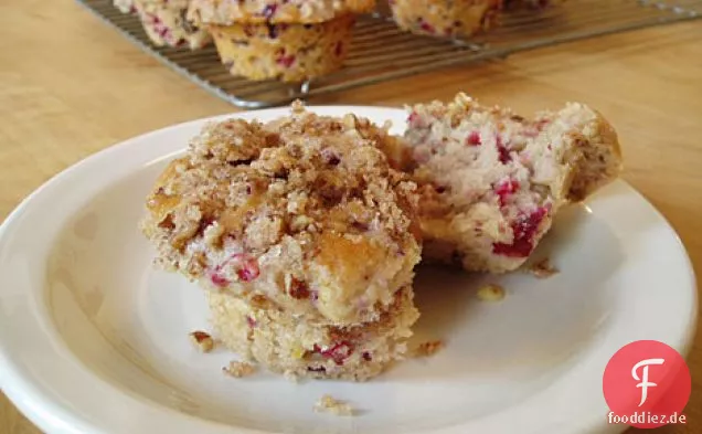 Cranberry-Pekannuss-Streusel-Muffins
