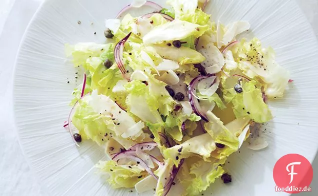 Eskariol-Salat mit Meerrettich und Kapern