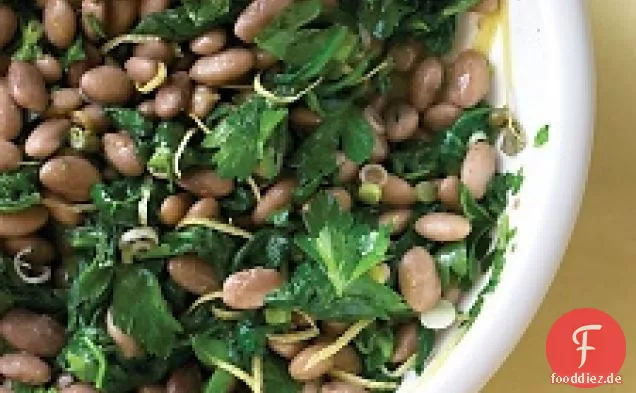 Pinto-Bohnen-Spinat-Salat