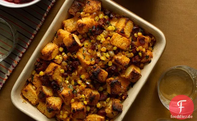 Chorizo Maisbrot Füllung