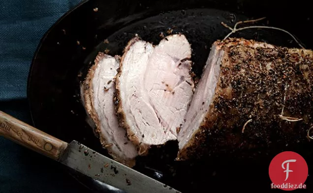 Fenchel-geriebener Schweinebraten