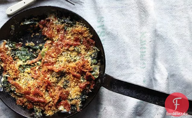 Collard Grün Gratin
