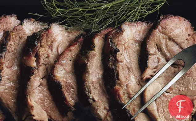 Geschmorte Schweineschulter mit Kartoffel-Fenchelpüree