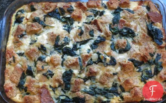 Spinat-Und Feta-Schichten