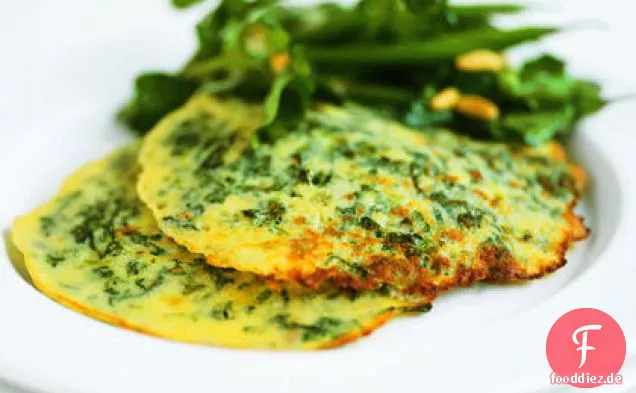 Spargel-Spinat-Pfannkuchen
