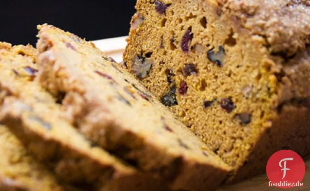 Kochen Sie das Buch: Kürbis Walnuss Cranberry Quickbread