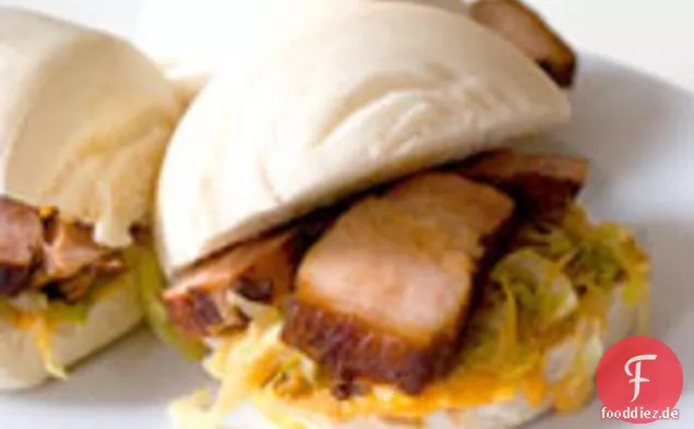 Essen Sie für acht Dollar: Schweinebauch-Sandwiches im chinesischen Stil