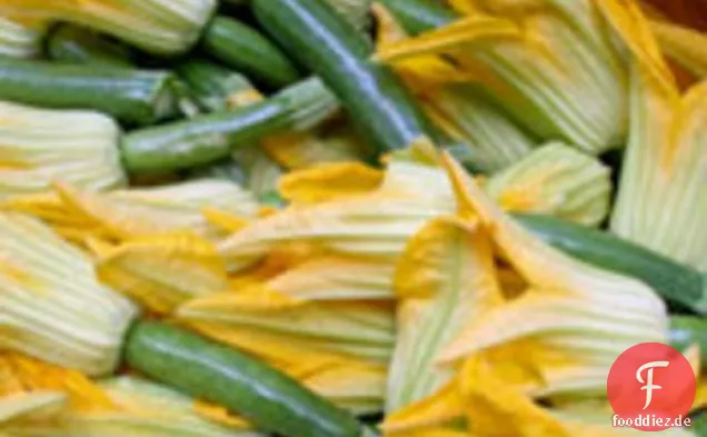Kochen aus den Glossies: Zucchini Blossom Frittata