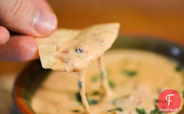 Chorizo, Pilz und Zwiebel Queso