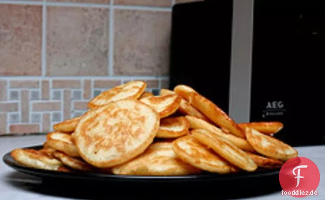 Kochen Sie das Buch: Ziegenkäse und Ricotta-Pfannkuchen