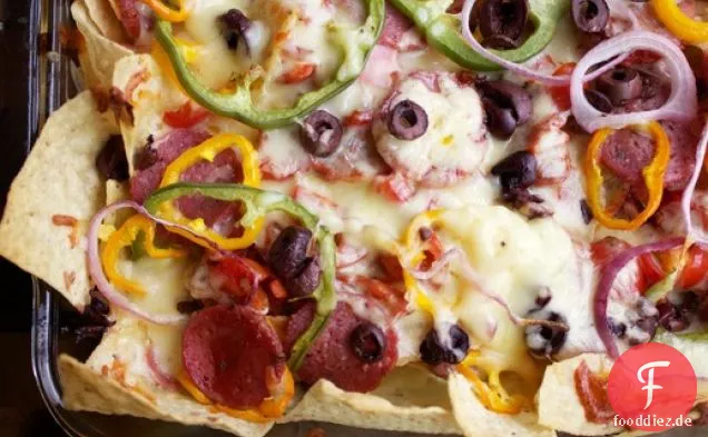 Peperoni-Pizza Supreme-Nachos