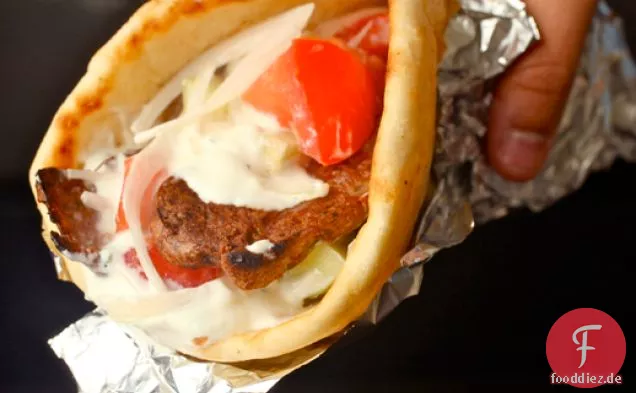 Griechisch-amerikanische Lamm Gyros