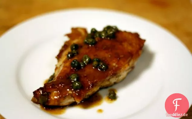 Abendessen heute Abend: Fenchel-bestäubtes Huhn mit brauner Butter und Kapern