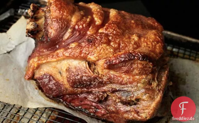 Ultra-knusprige langsam gebratene Schweineschulter