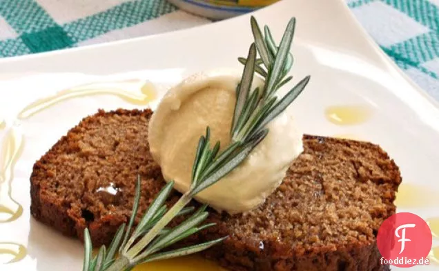 Geschöpft: Rosmarin, Olivenöl und Kiefernhonig-Eis