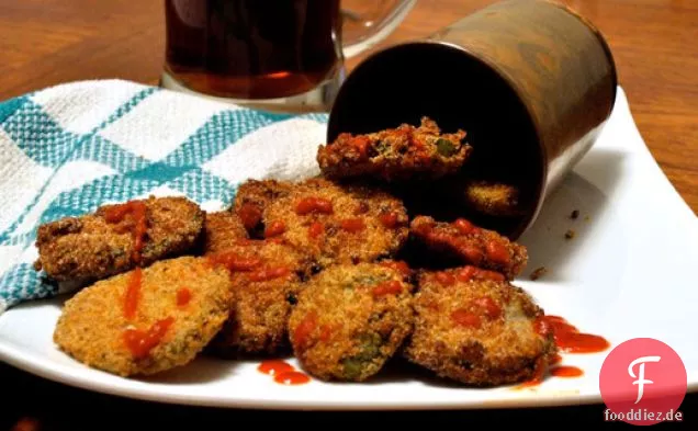 Frittierte Gurken mit Old Bay und Buttermilch