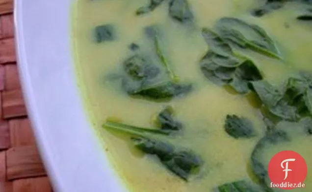 Spinat-Kokosnuss-Suppe