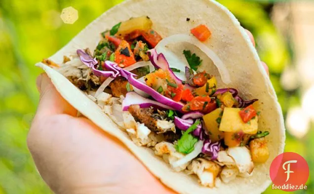 Grillen: Tilapia-Fisch-Tacos