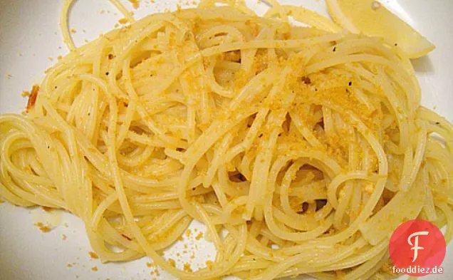 Kochen Sie das Buch: Spaghetti mit sardischen Bottarga
