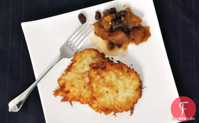 Latkes mit Apfel-Ingwer Chutney