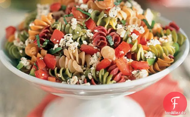 Griechischer Gemüse-Rotini-Salat