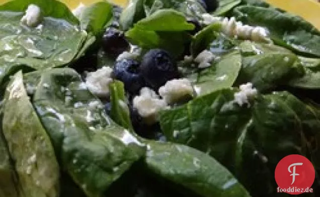 Blaubeer-Spinat-Salat