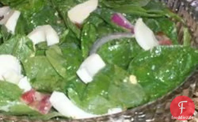 Himbeer-Spinat-Salat
