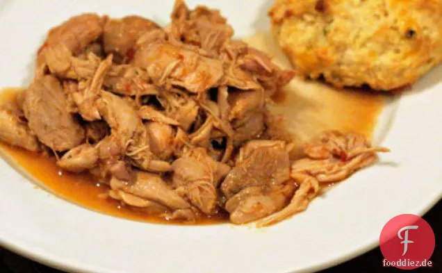 Kochen mit Bier: Slow Cooker Rauchbier Gezogen Huhn