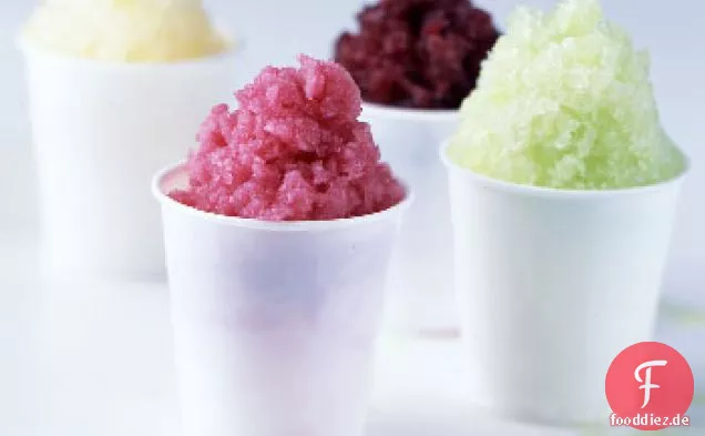 Apfel-Fenchel-Granita