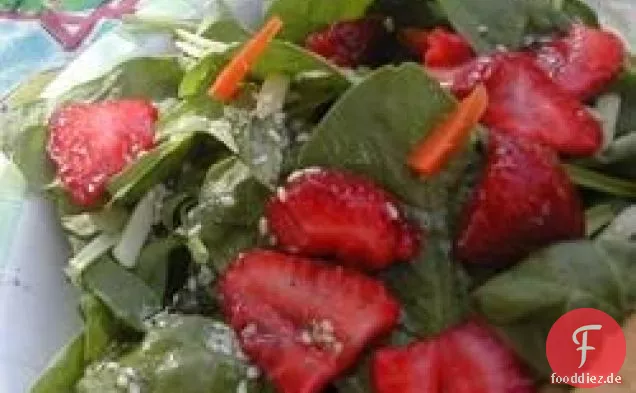 Erdbeer-Spinat-Salat-I