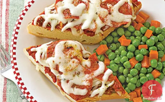 Französisch Brot Pizzen
