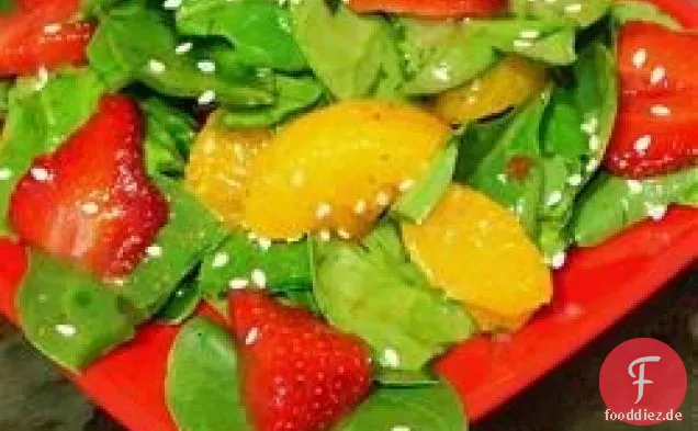 Erdbeer-Spinat-Salat III