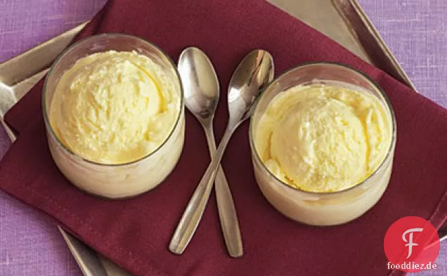 Gefrorener Vanillepudding
