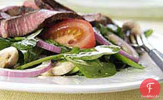 Steak & Spinat Salat
