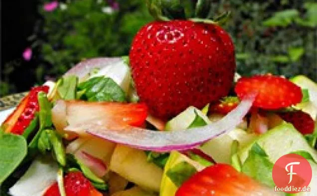 Frühlings-Erdbeer-Spinat-Salat