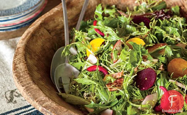 Herbstsalat mit Rüben und Äpfeln