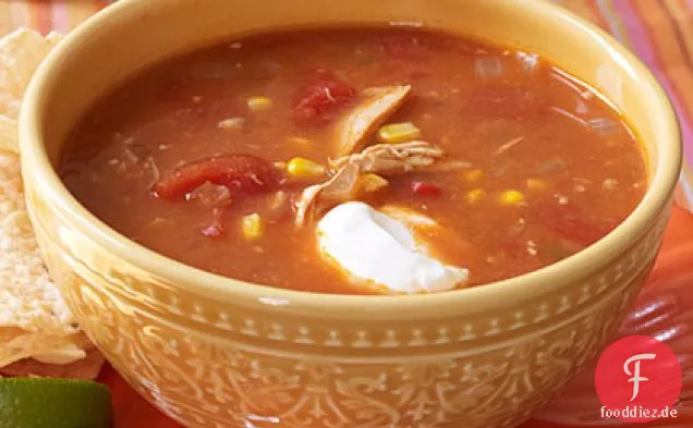 Hähnchen-Tortilla-Suppe